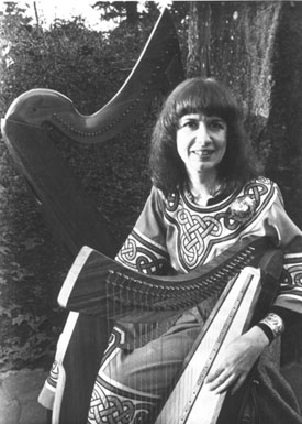 Promotional image for Cascade Harp Ensemble, an entertainment act at The Saturday Market.